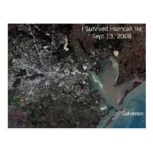 I Survived Hurricane Ike - Postcard