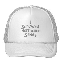 I survived Hurricane Sandy Grey.png Trucker Hats