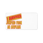 I SURVIVED JUMPING FROM AN AIRPLANE LABELS
