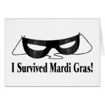 I Survived Mardi Gras Card