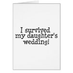 I Survived My Daughter's Wedding Cards