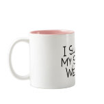 I Survived My Sister's Wedding Black Mugs