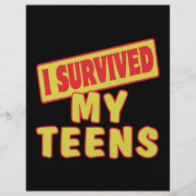 I SURVIVED MY TEENS FLYER