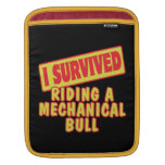 I SURVIVED RIDING A MECHANICAL BULL SLEEVES FOR iPads