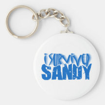 i survived SANDY Key Chains