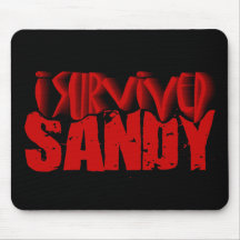 i survived SANDY Mouse Pad