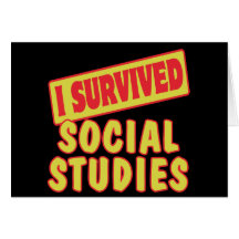 I SURVIVED SOCIAL STUDIES CARD