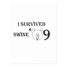 I Survived Swine '09 Postcard