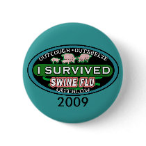 I Survived Swine Flu T shirts, Buttons, Travel Mug