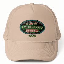 I Survived Swine Flu T shirts, Buttons, Travel Mug Trucker Hat