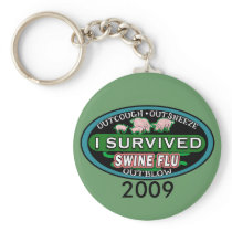 I Survived Swine Flu T shirts, Buttons, Travel Mug Keychain