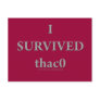 I Survived  thac0 Post Card