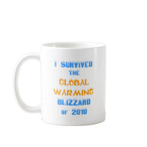 I Survived the Global Warming Blizzard of 2010 Coffee Mug
