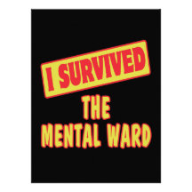 I SURVIVED THE MENTAL WARD CUSTOM INVITES