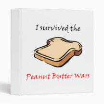 I survived the Peanut Butter Wars Binder