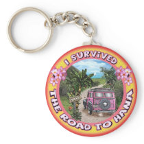 I survived the Road to Hana Keychain