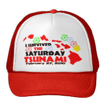 I Survived The Saturday Tsunami Hats