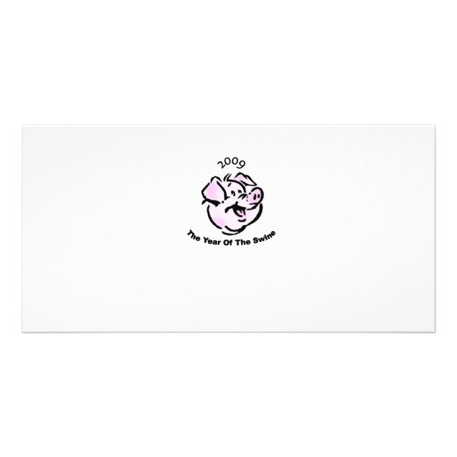 I Survived  The Swine Flu 2009 Customized Photo Card