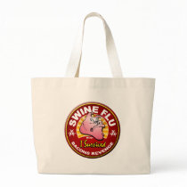 I Survived The Swine Flu - H1N1 Tote Bags