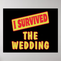 I SURVIVED THE WEDDING POSTERS