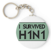 I Survived to H1N1 Keychain