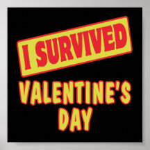I SURVIVED VALENTINES DAY POSTER