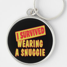 I SURVIVED WEARING A SNUGGIE KEY CHAIN
