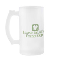 I Swear To Drunk I'm NOT God! Coffee Mug