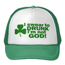 I Swear To Drunk I'm Not God! Trucker Hats