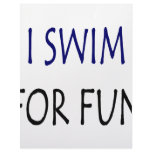 I Swim For Fun letterhead