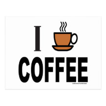 I T-SHIRTS ET CADEAUX DE CAFÉ DE COEUR CARTES POSTALES