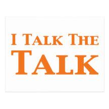 I Talk The Talk Gifts Postcard
