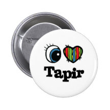 I tapir de coeur (amour) badges