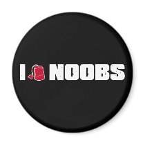 I (teabag) noobs fridge magnet