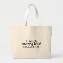 I Teach Amazing Kids (Puzzle) Tote Bag