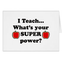 I teach cards