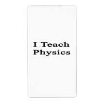 I Teach Physics Shipping Labels
