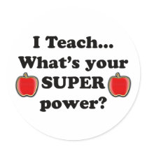 I teach stickers
