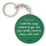 I tell the copswhere to go. Doyou ... - Customized Keychain