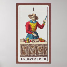 I The Magician, seven tarot cards Posters