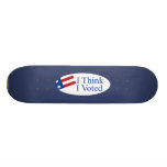 I think I voted Skateboard Deck