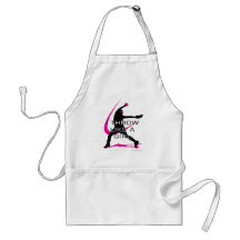 I Throw like a Girl Pink Softball Aprons