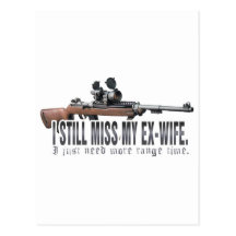 I toujours Mlle My Ex Wife Carte Postale