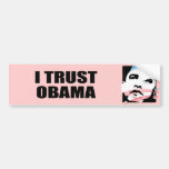 I TRUST OBAMA BUMPER STICKERS