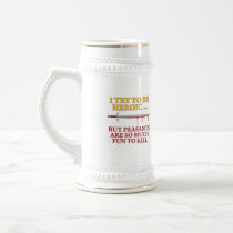 I Try To Be Heroic Coffee Mug