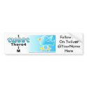 I TWEET There4 I M - Customizable Bumper Sticker bumper stickers