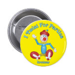 I Twist for Parties Button Clown Balloon