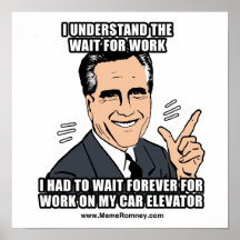 I UNDERSTAND THE WAIT FOR WORK POSTERS