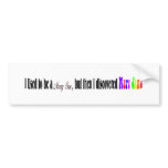 I used to be a Mary Sue Bumper Sticker bumper stickers