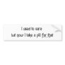 I Used To Care Bumpersticker Bumper Sticker